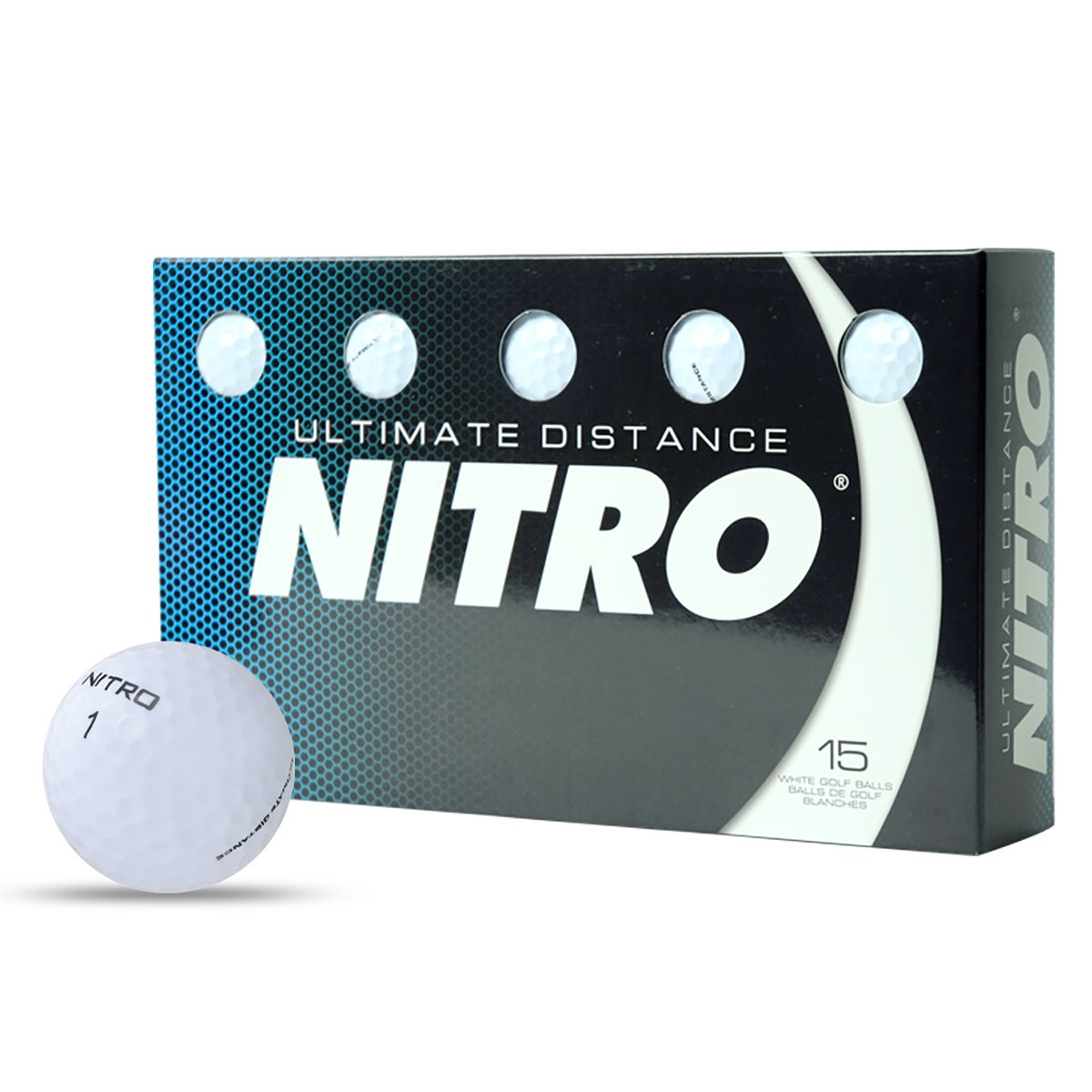 Nitro Ultimate Distance Golf Balls - 15 Ball Pack – Ball Pro