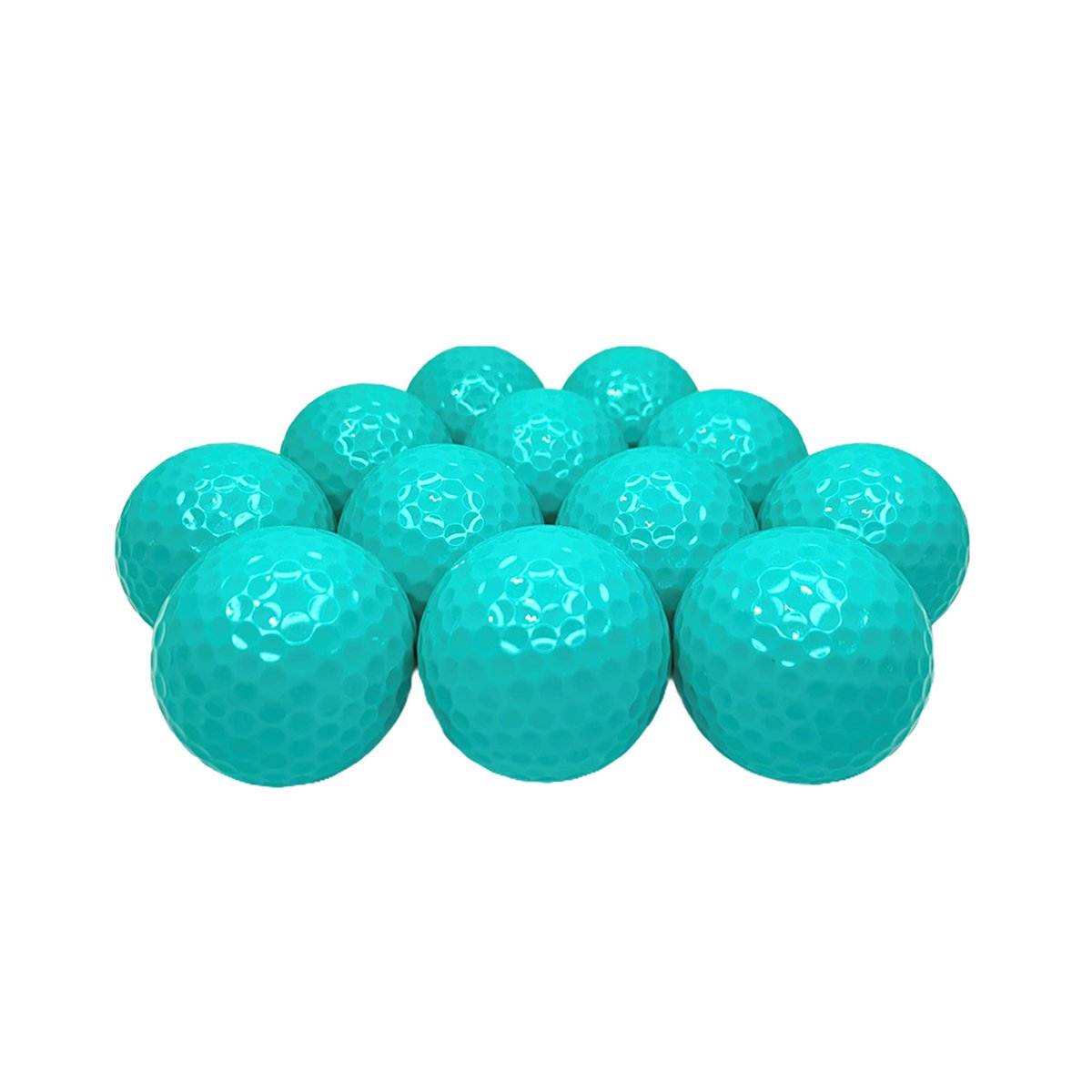 Blank Aqua Golf Balls